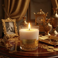 Chandelle de soya-feuille d'or