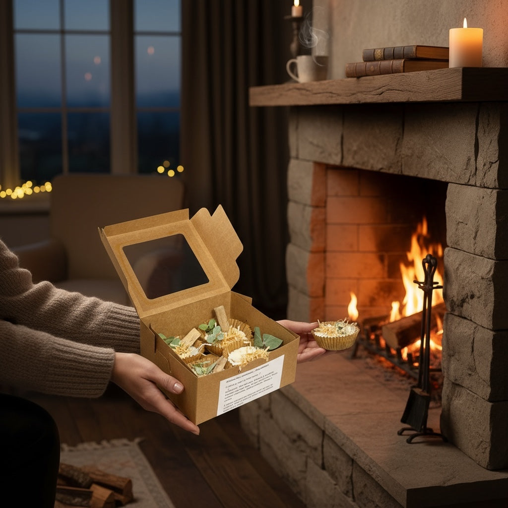 Allume-feux pour foyer - Eucalyptus