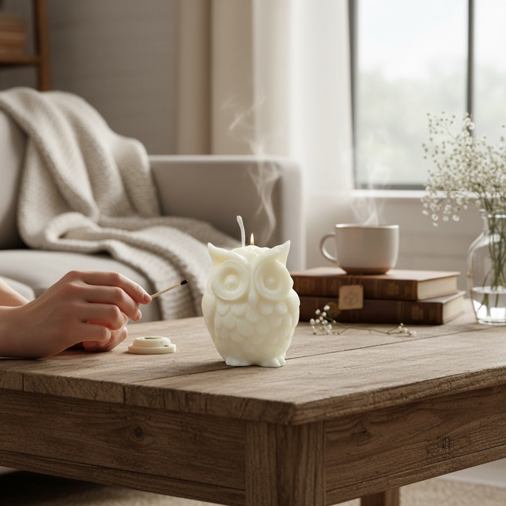 Recharge de chandelle pour bouteille de vin- sans parfum