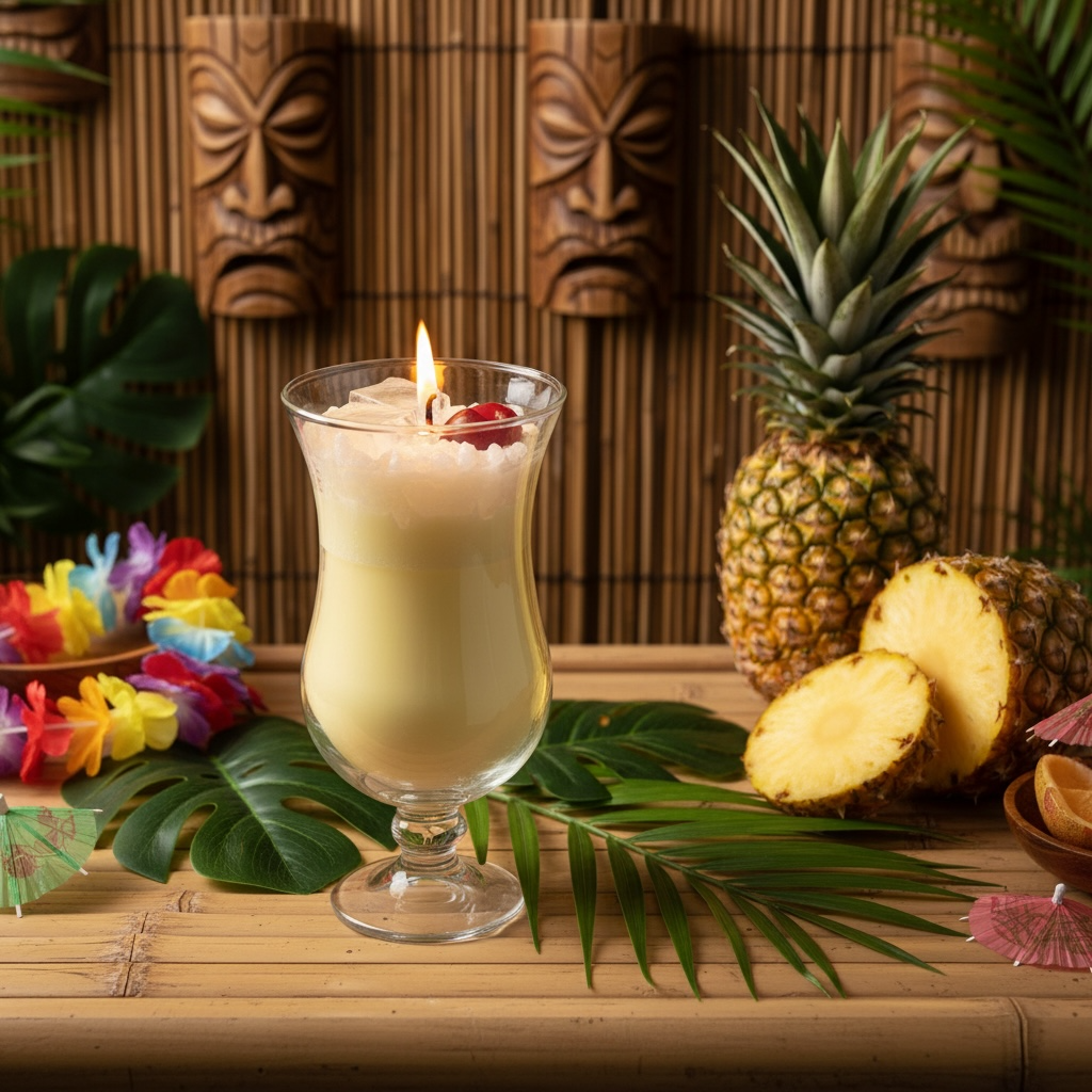 Chandelle de soya - Cocktail Pina Colada