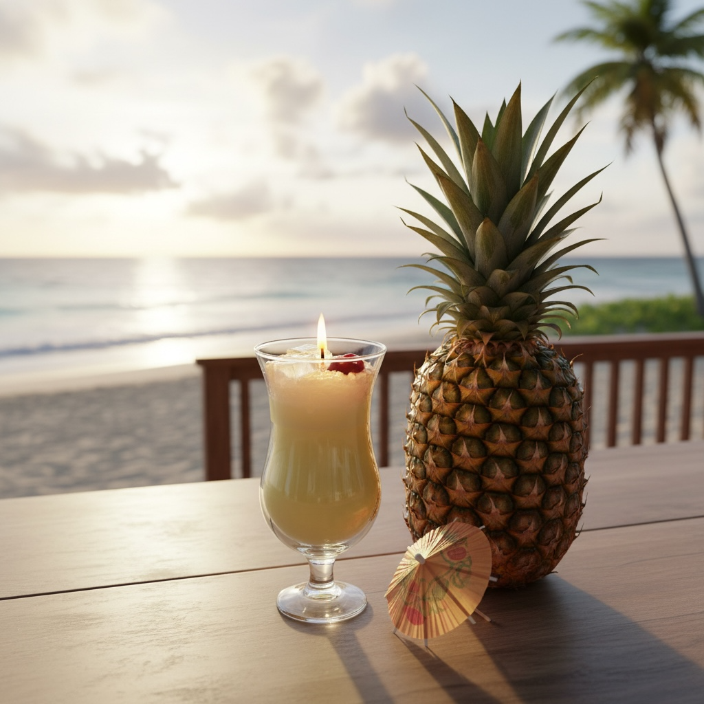 Chandelle de soya - Cocktail Pina Colada