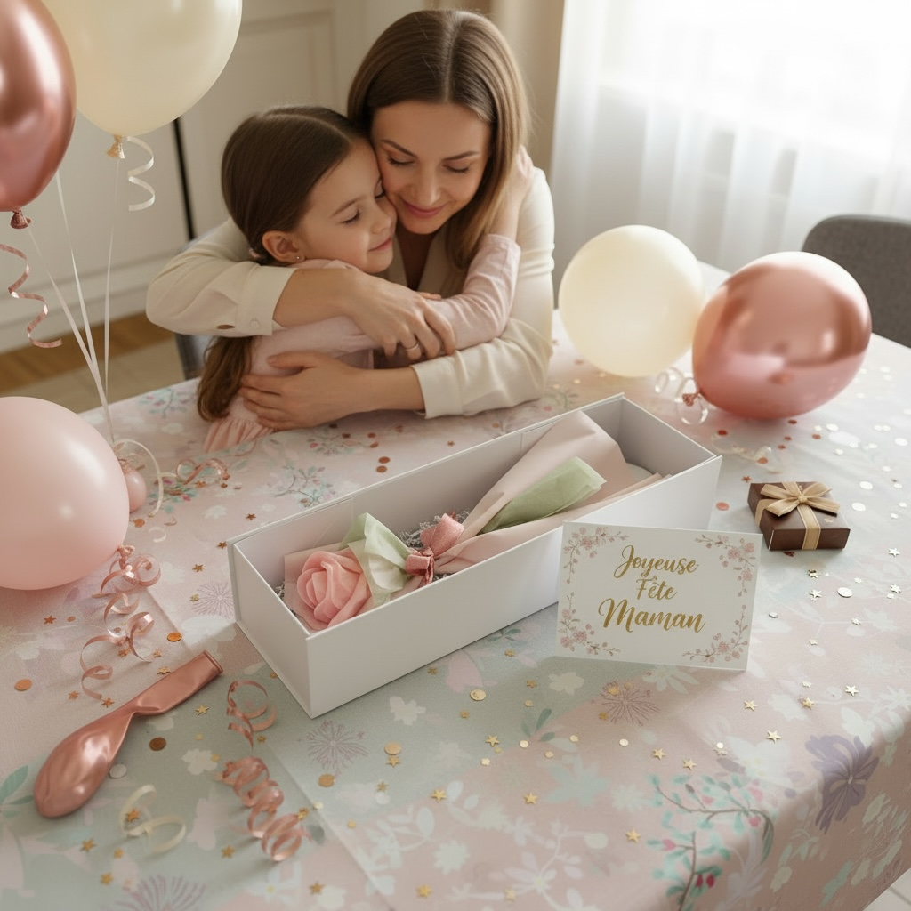 chandelle de soya-rose
