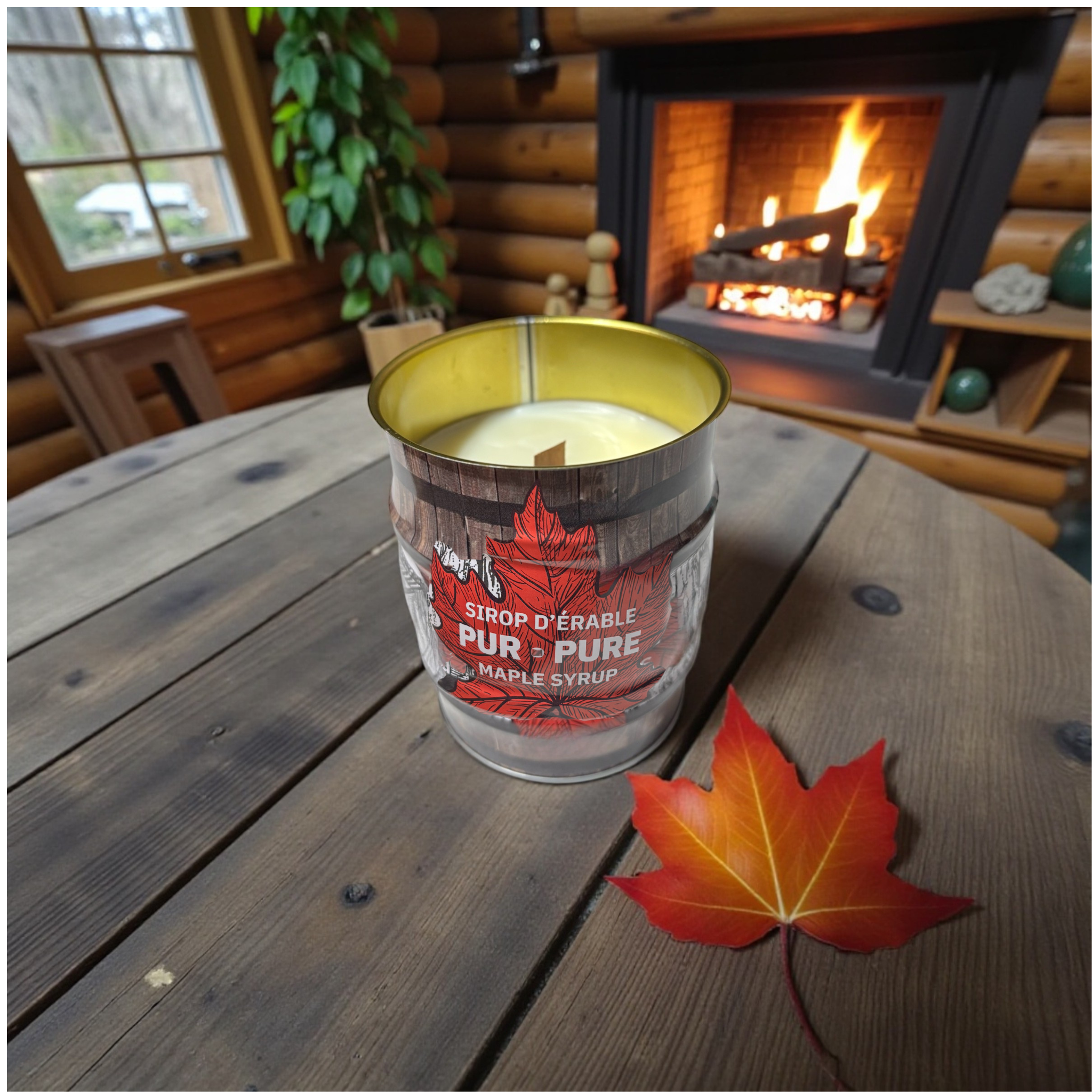 Chandelle de soya - Sucre D'Érable