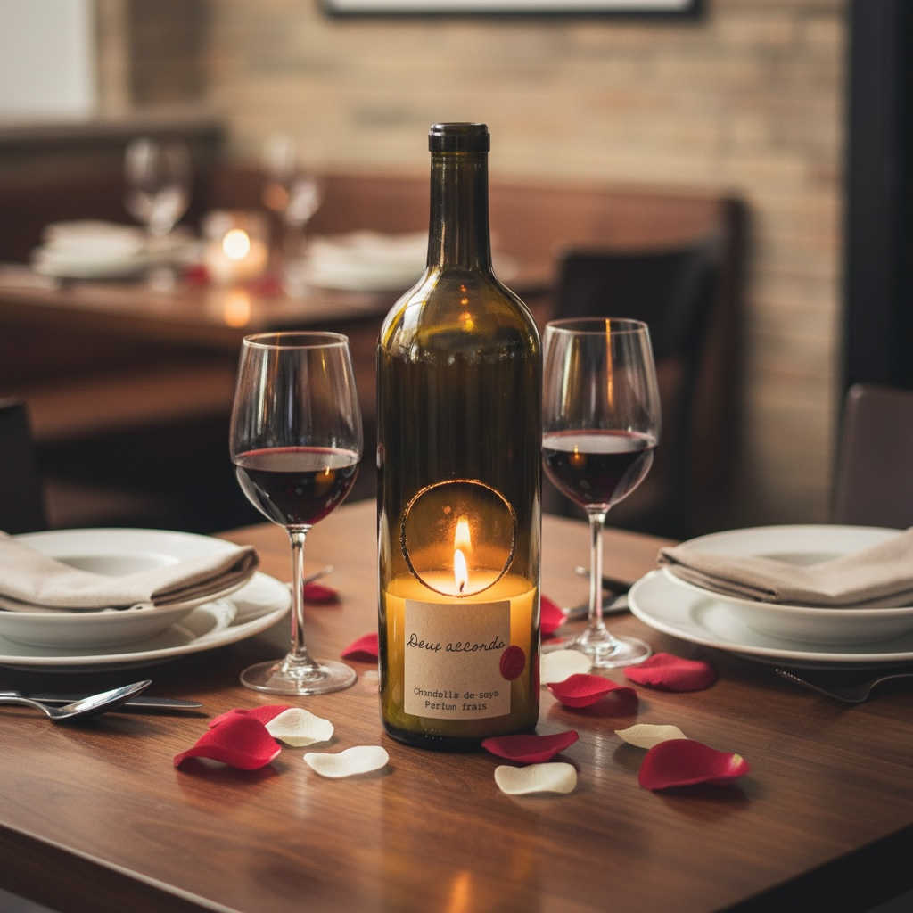 Chandelle de soya - Parfum frais